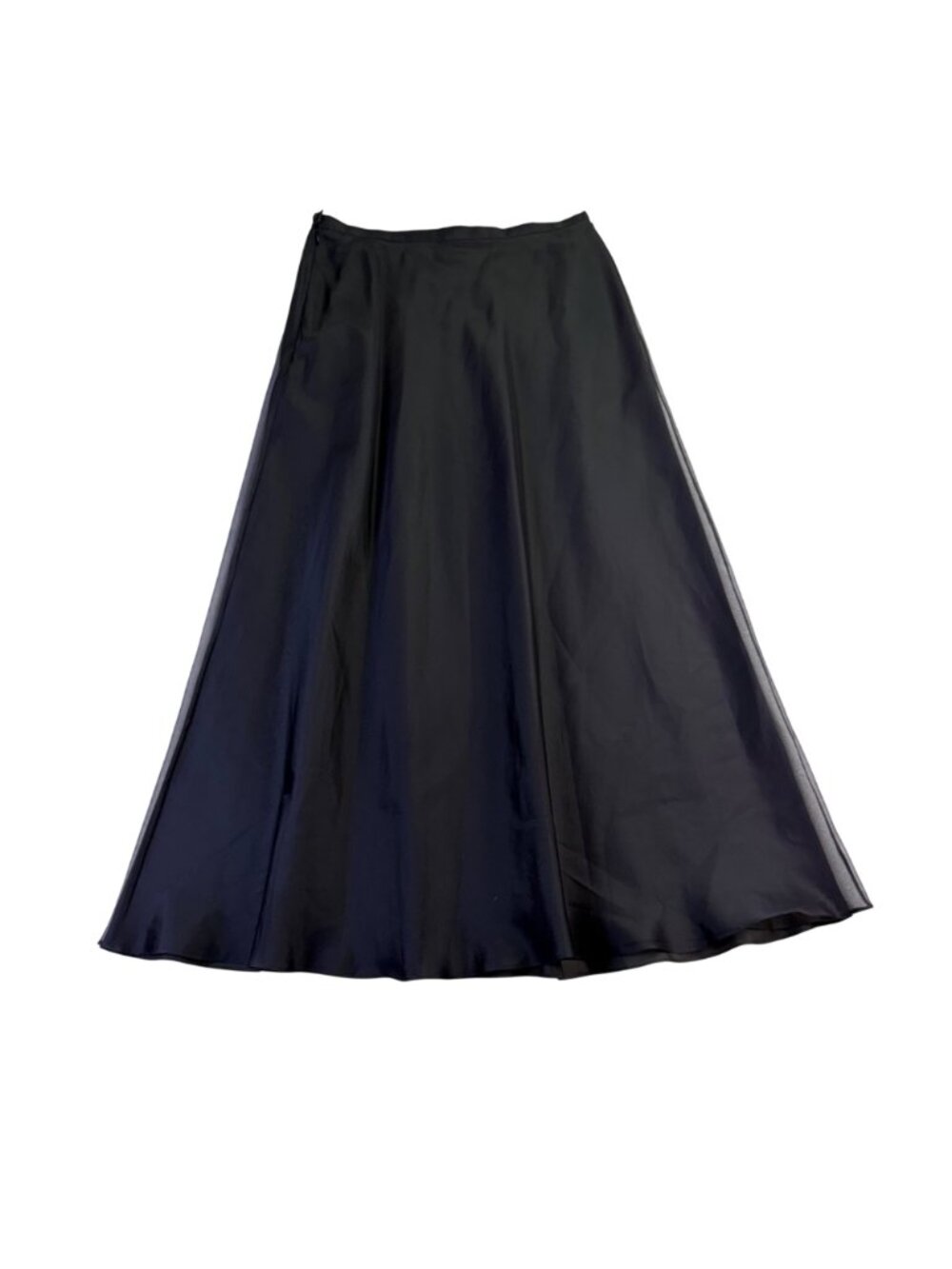 Escada Womens Black Maxi Skirt Elegant Formal A-Line Dry Clean Size 40 image 5